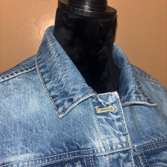 Anthropologie Classic Blue Jean Jacket - Picture 2 of 7